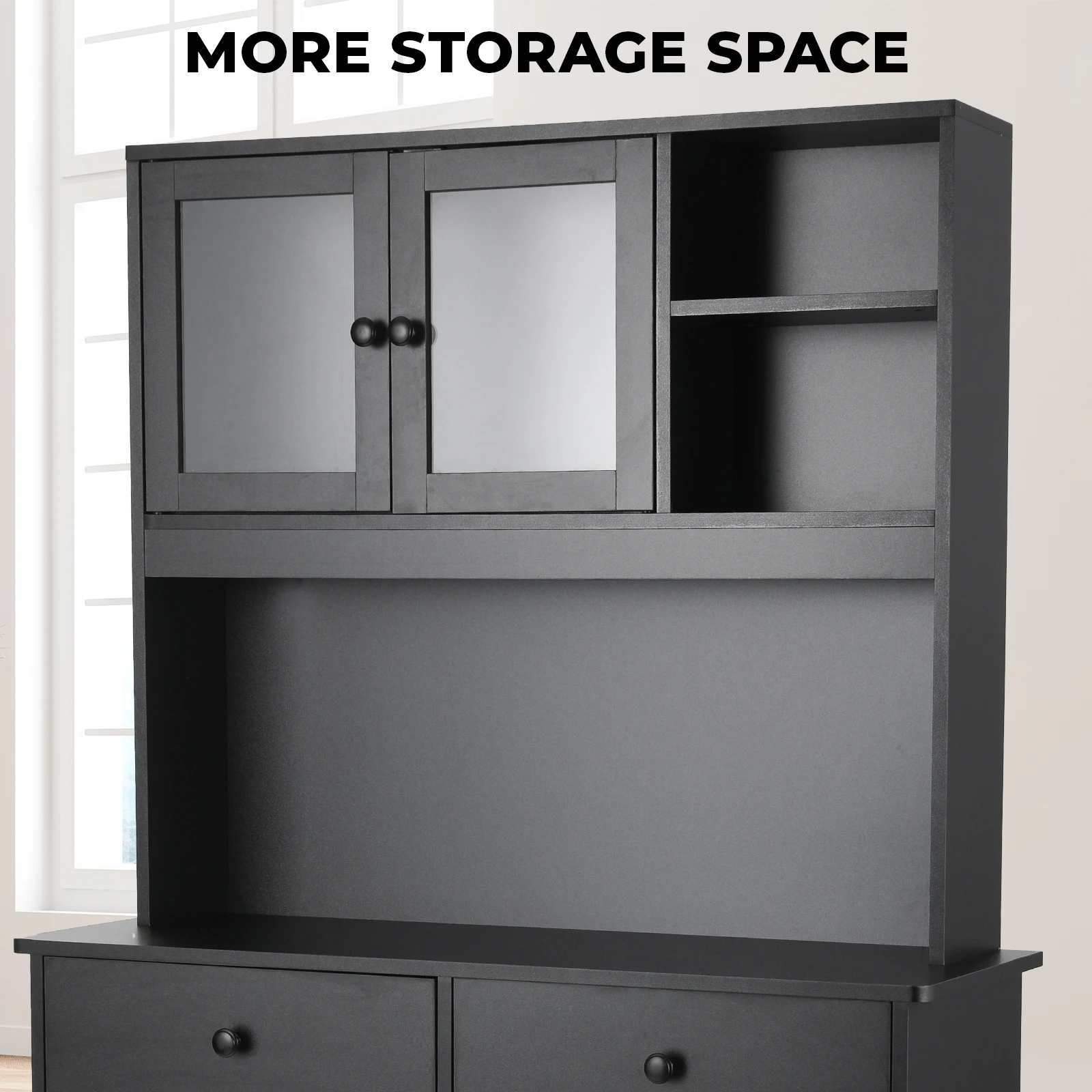 Dual Tilt Out Trash&Storage Cabinet, Kitchen Sideboard Cupboard 10X2 Gal Hidden Garbage Holder Freestand Laundry Sort Cabinet