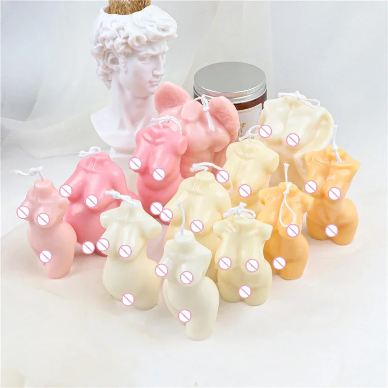 New Body Angel Woman Candle Silicone Mold DIY Pregnant Woman Man Candle Making Resin Soap Mold Gifts Craft Supplies Home Decor