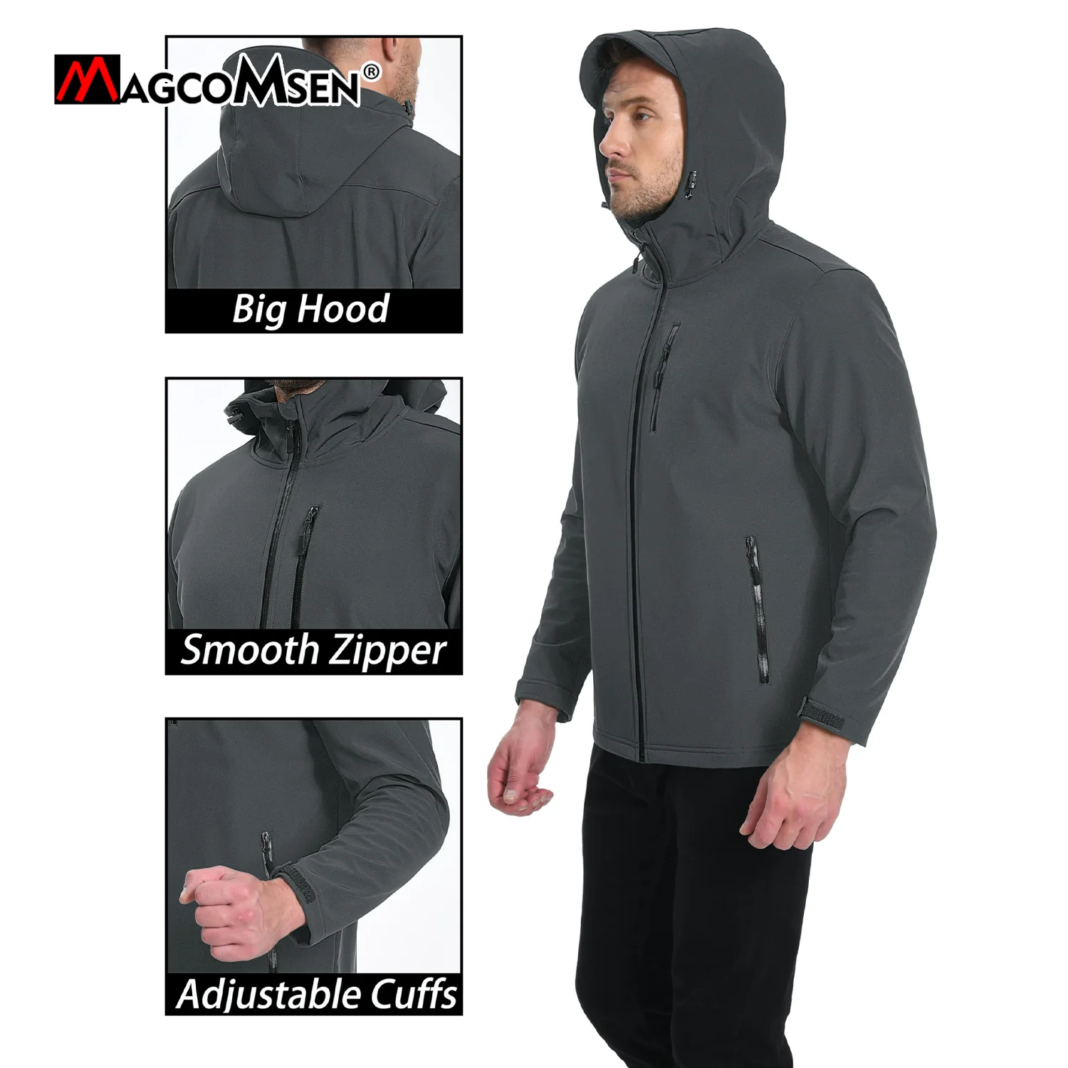 magcomsen snow jacket waterproof
