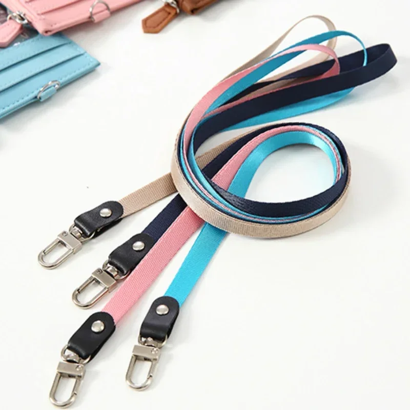 New Black Business Credit Card ID Badge Wallet Pouch Women Men Coin Card Purse Holders Neck Strap Student Bus Bags