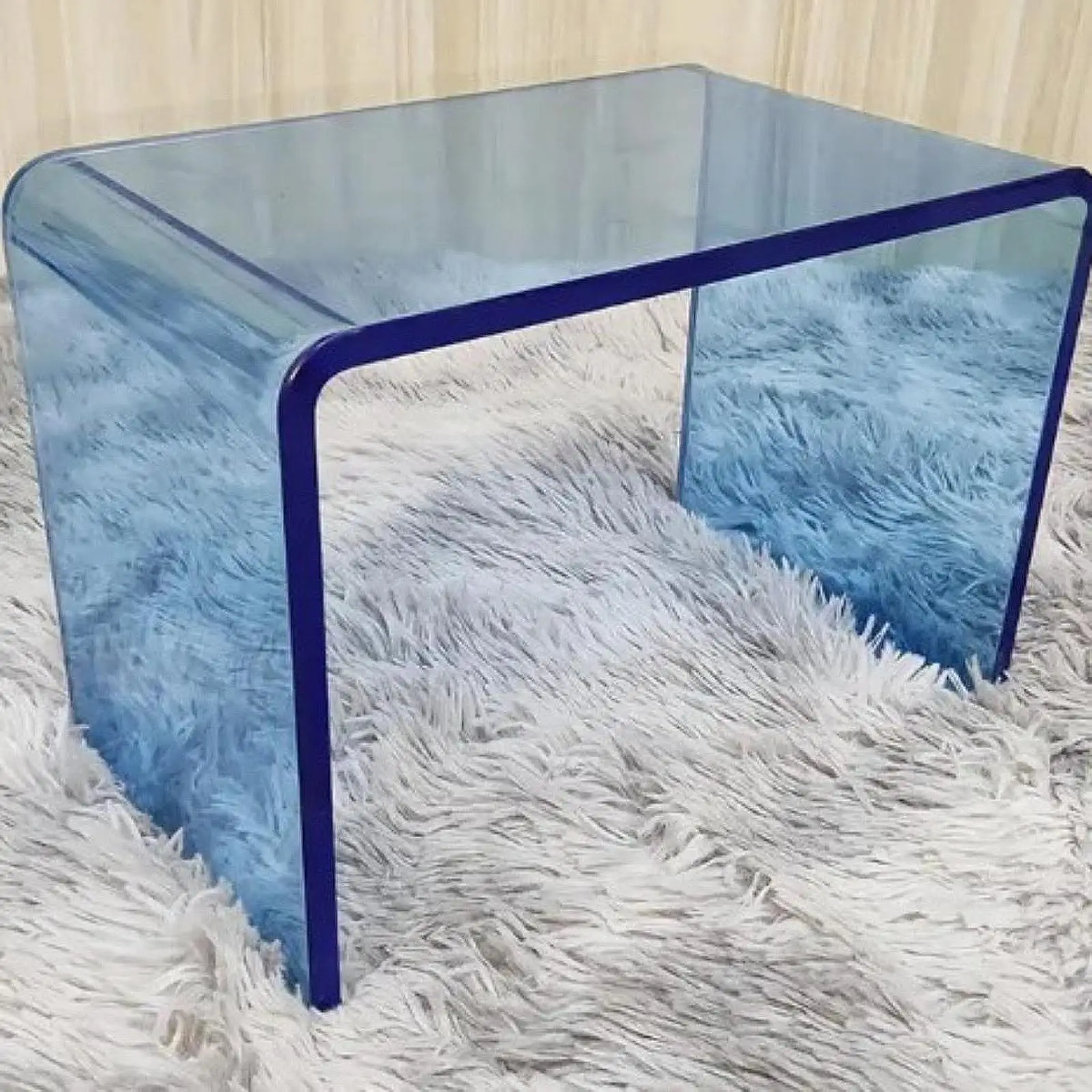 Acrylic Step Stool Portable Shoe Changing Multifunctional Antiskid Bathroom Stool for Bedside Bedroom Bathroom Toilet Apartment