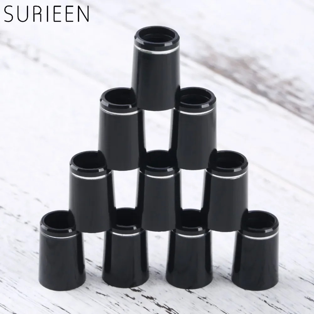 10pcs Plastic Golf Ferrules With Single Ring Fit 0.335 Or 0.370 Tips Irons Shaft Golf Shaft Sleeve Adapter Replacement 16mm/19mm golf ferrules