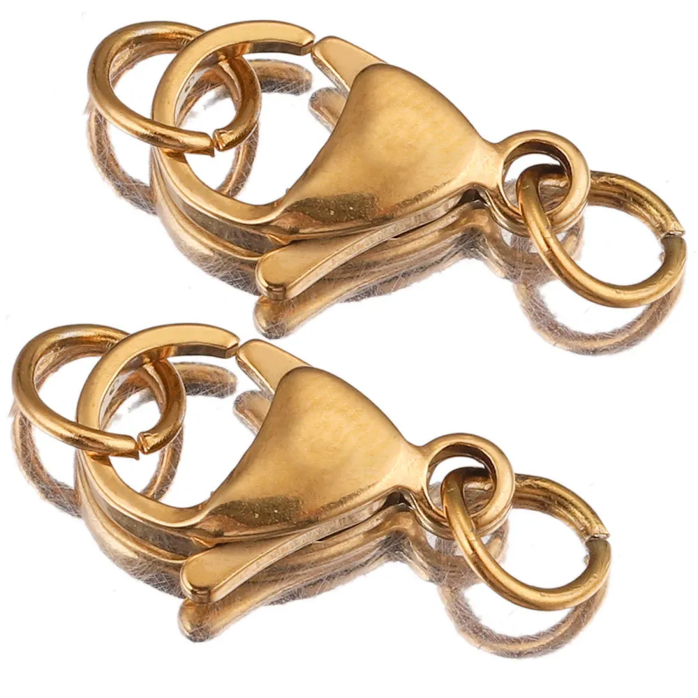 Lobster Clasps Hooks End Clasps Bracelet Necklace Connectors for DIY Jewelry Making Supplies 4