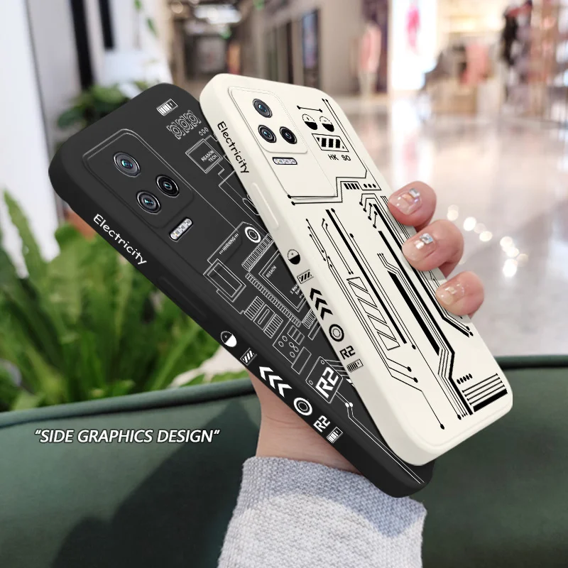 Liquid Silica Protective Phone Case – Electronic Lines Design