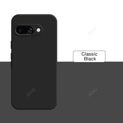 Enhanced Silicone Phone Case - High Quality Soft Protective Back Cover - Google Pixel 9a (Classic Black)