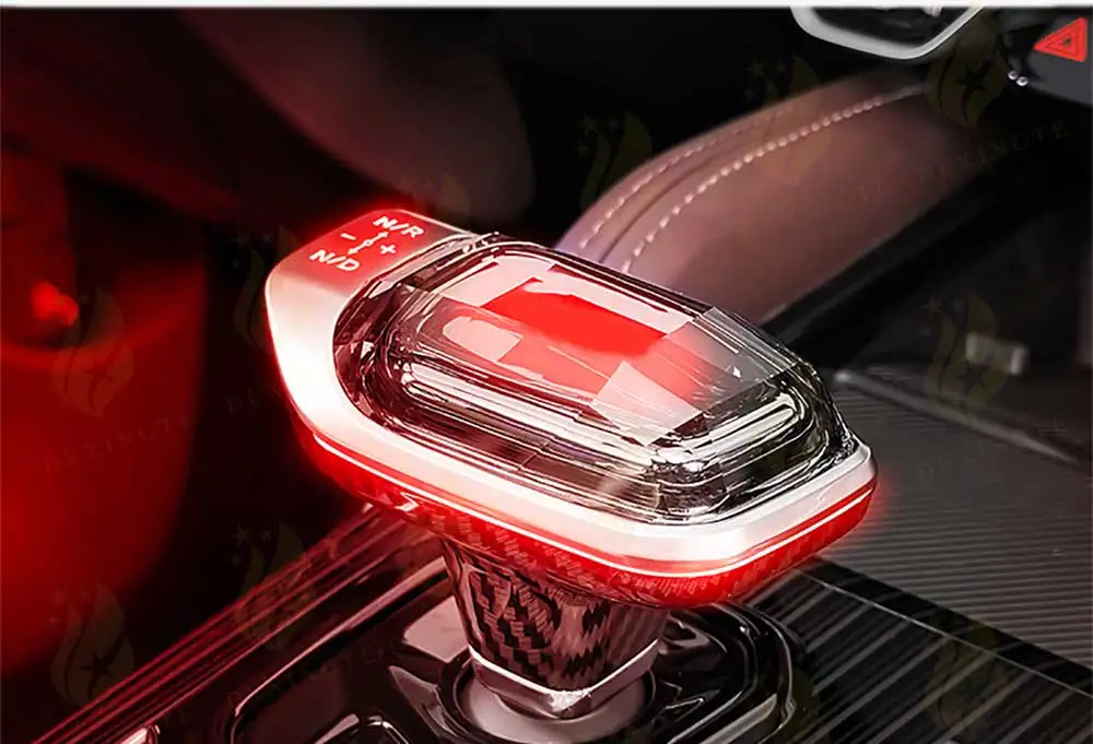 For Kx11 GEELY Monjaro Manjaro LED Crystal Lever with Atmosphere Light Replaceme