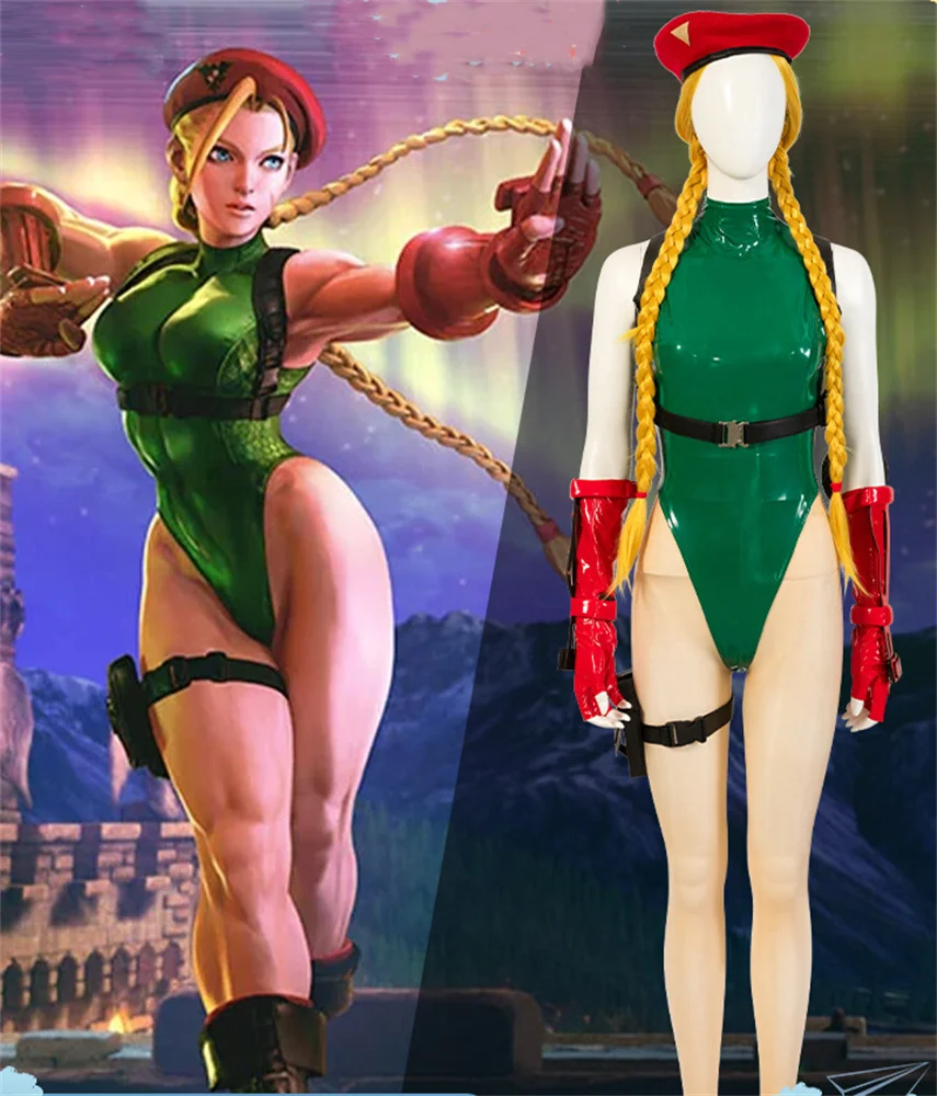 

Игровой костюм для косплея Cammy, белый костюм для взрослых женщин, зеленые комбинезоны SF6, боевой наряд, одежда для убийцы, одежда для Хэллоуина, карнавала, детской