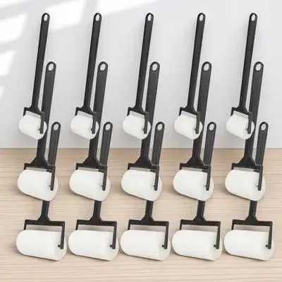 15Pcs 아트 페인팅 스폰지 브러쉬 세트 작은 손을 위한 컴팩트 사이즈 간편한 청소 재사용 가능 유치원 유치원 가정 DIY 어린이