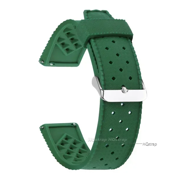 Tropic Waterproof Silicone Quick Release Watch Strap, 20mm/22mm