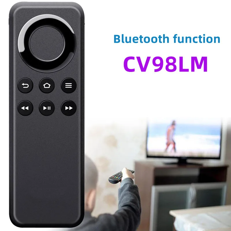 

Replaceable Bluetooth Compatible TV Smart Remote Control For 2nd-gen Fire TV 3rd Gen Fire TV TV Player Box CV98LM