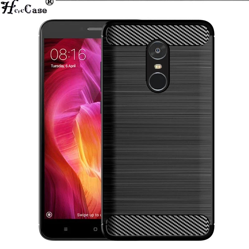 Case For Redmi Note 4 Case Xiaomi Redmi Note 4 4X Cases Silicone TPU Bumper Shockproof Carbon Cover for Redmi Note4 4X xiaomi redmi note 4x case cover redmi note4 x flip case pu leather wallet phone cover with stand luxury note 4x 4x cases lanyard