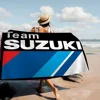 S-Suzuki logo Microfiber Blanket Quick Drying Beach Towels Oversized Printing Super Absorbent Pool Towel Blanket 2