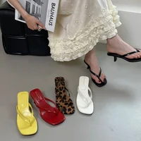 Bailamos 2025 Brand Women Slippers High Heels Sandals Sexy Open Toe Party Wedding Summer Shoes Woman Soft Outdoor Slides Beach F - Image 2