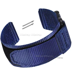 Sport Nylon Quick Release Waterproof Watchband - Universal Replacement Strap - Length 142mm - 175mm (Blue)
