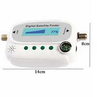 Горячий светодиодный цифровой спутниковый искатель SF08 Приемник спутникового сигнала HD ТВ-приемник спутниковый декодер Satfinder с компасом 4 светодиодных индикатора — изображение 6