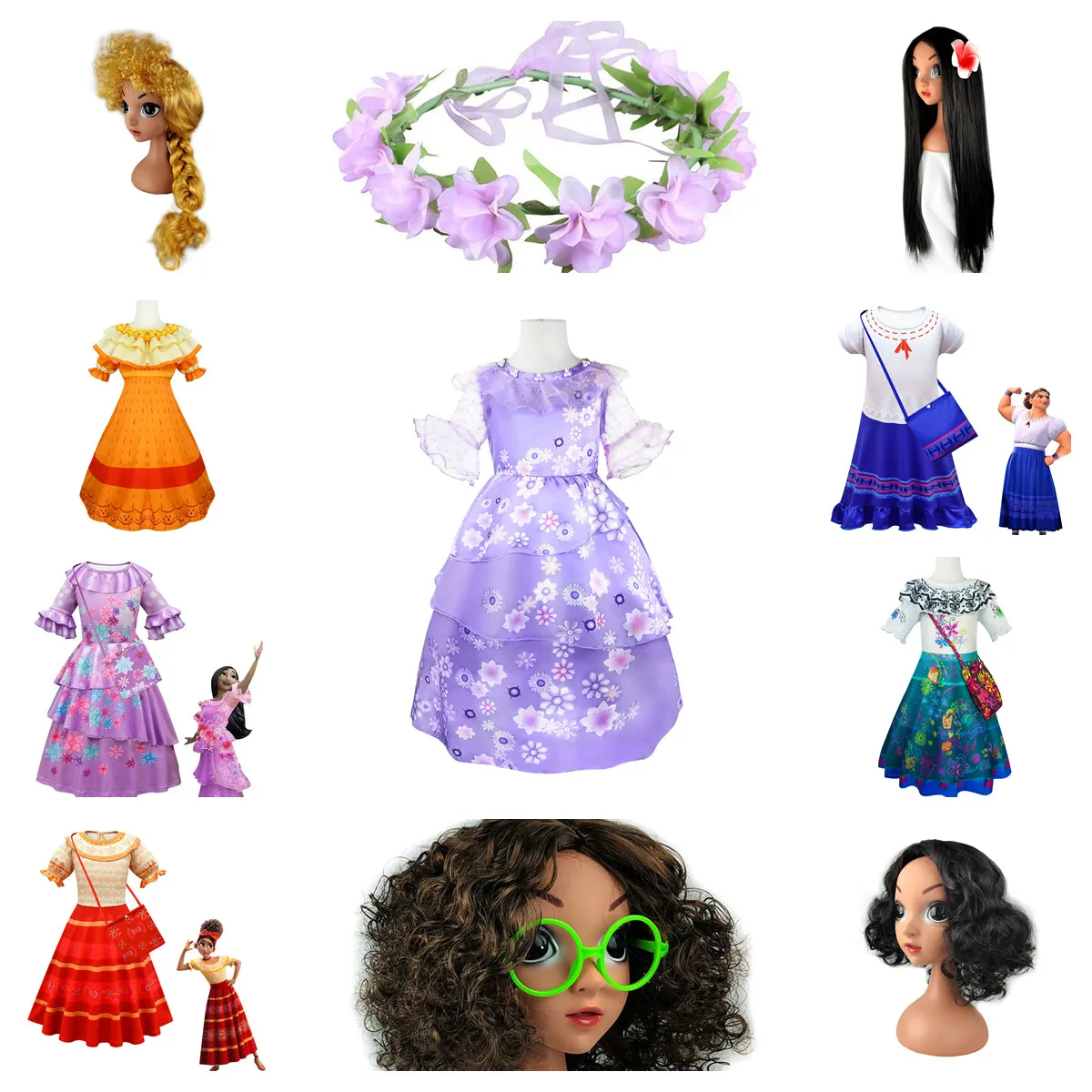 Женский парик на Хэллоуин с изображением мирабеля Изабеллы Луизы жемчужины пепы