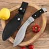 new Outdoor survival portable knife, sharp and high-hardness tactical self-defense knife, camping portable small straight knife 2
