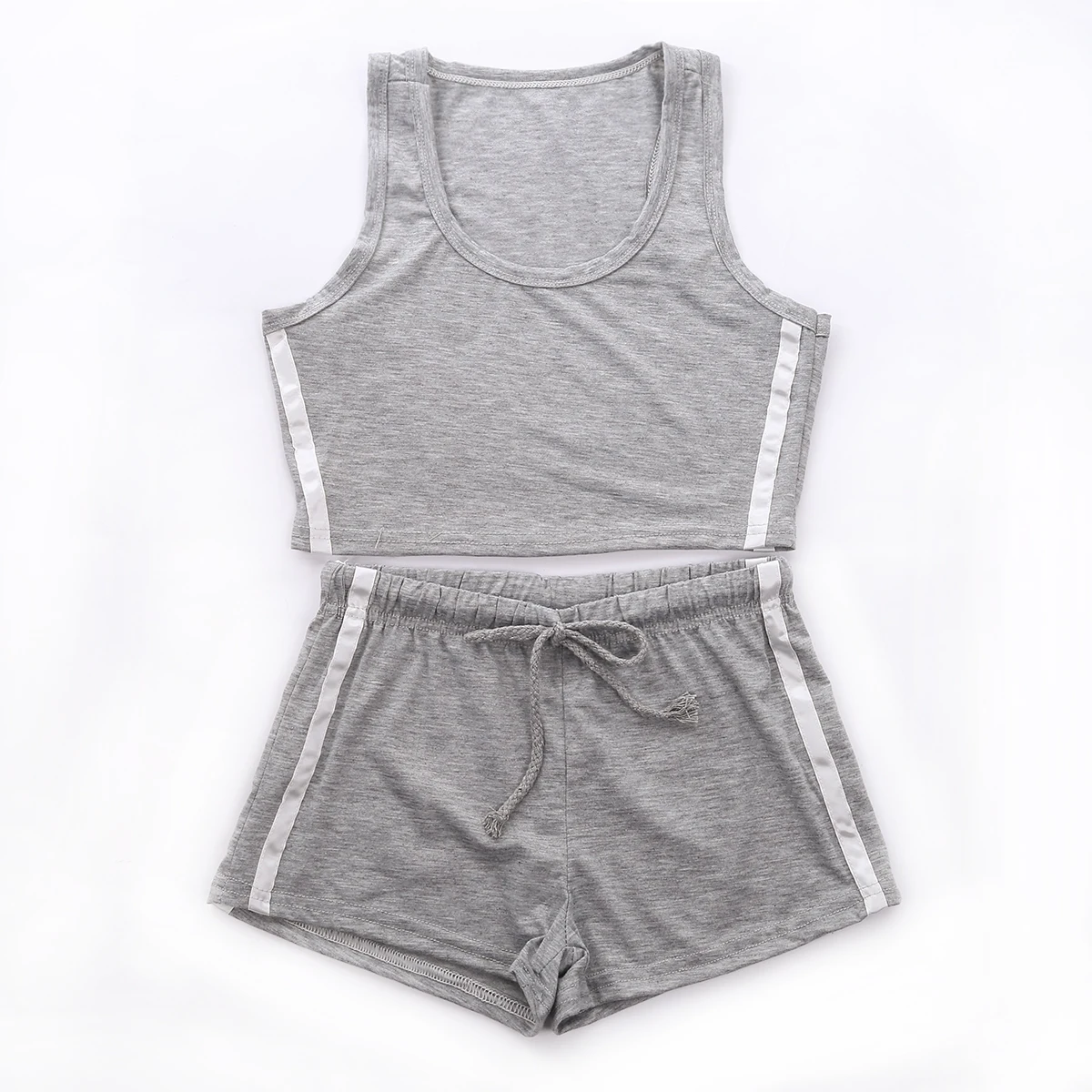 Women Yoga Set 2Pcs Female Belt Suit Set Bra Sleeveless Tank Top Shorts Fitness Running Yoga Gym Sports Clothes sports bra set,gym workout set,yoga set,sports set shorts,fitness set,sportswear set,sports set