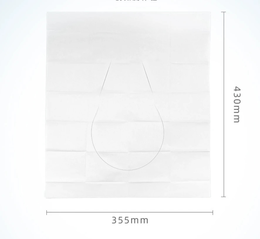 100PCS Disposable Toilet Seat Cover Portable Travel Camping Hotel Bathroom Degradable Waterproof Toilet Mat Accessories 5