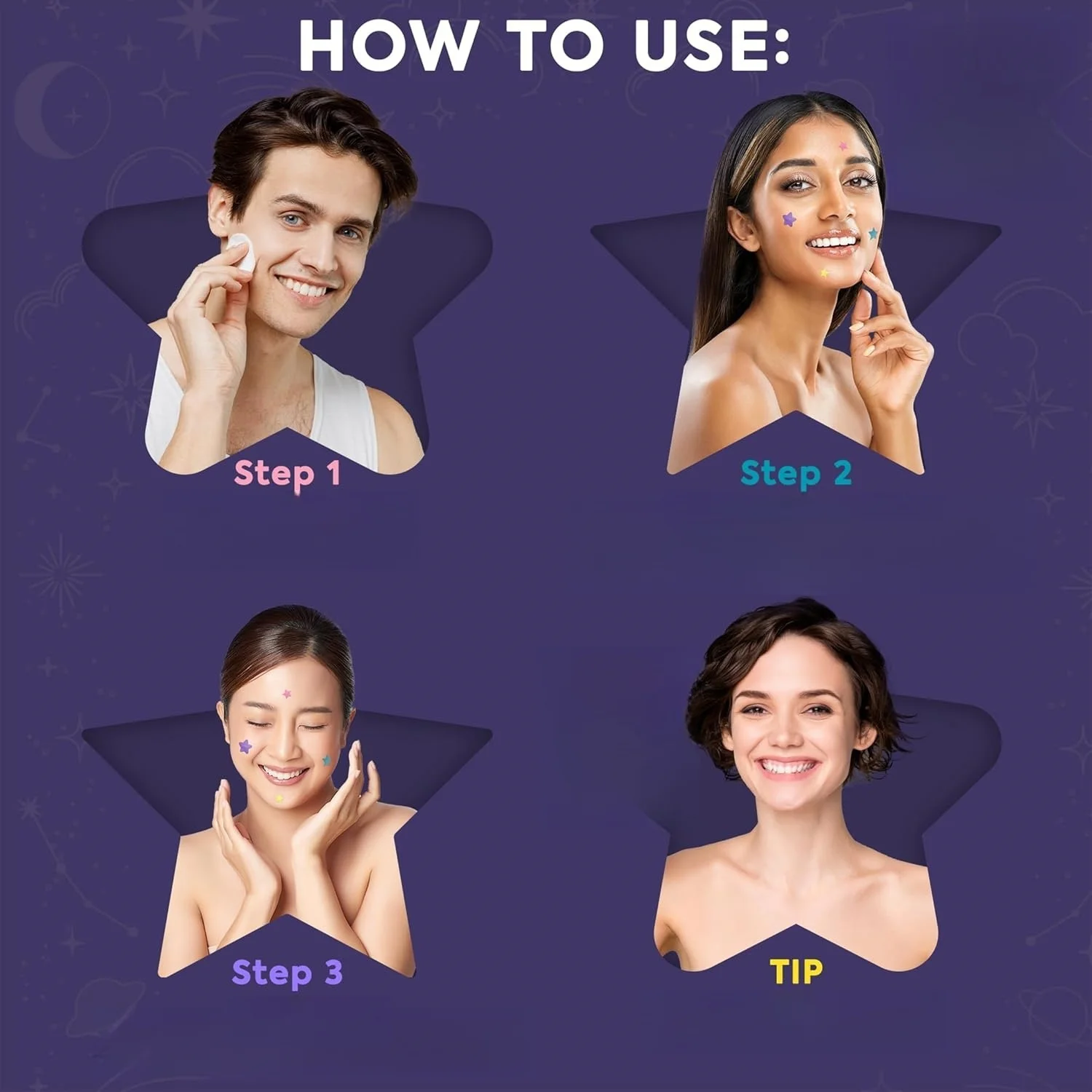 1400 pieces of Multi-color Star Acne Patches,Pimples Patches,Facial Acne Patches,Concealer Acne Patches,Ultra-thin