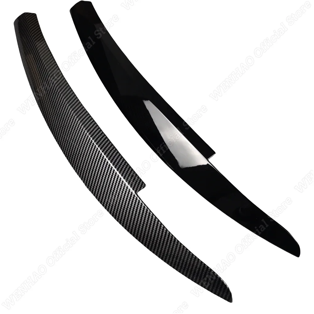 For Volkswagen VW Scirocco 2008- Fog Front Light Frames Cover Trim Racing Sticker Grille Carbon Look car headlight frame cover