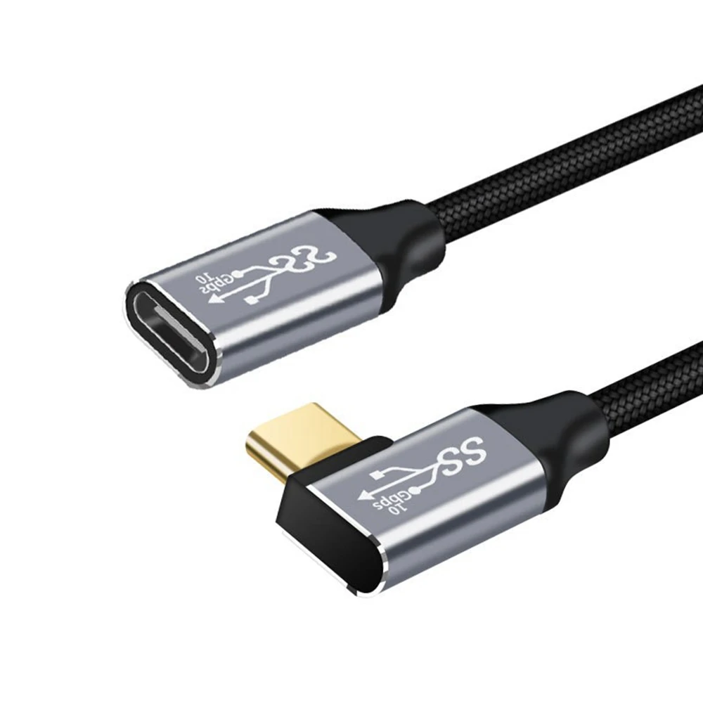 0.2 meter 1 meter 10Gbps Gen2 Type-C USB 3.1 male to USB-C female 100W charging cable extension cable reversible design