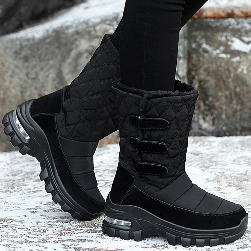 Women Boots  Platform Shoes For Women Soft Snow Shoes Woman Casual Keep Warm Ladies Shoes Fashion Flat Winter Boots Botas Mujer