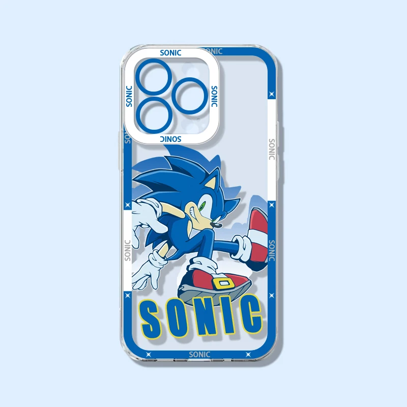 Cartoon Game S-SONIC Clear Phone Case