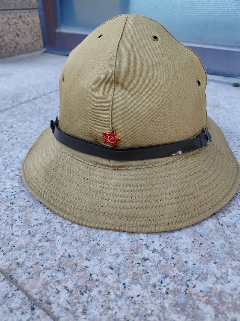 Soviet Kalinin Hat Soviet Sunshade Hat Round Brimmed Military