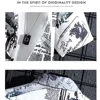 Summer Men's Short Sleeve Printed Shirt Thin Beach Top Seaside Casual Men's Essential Clothing Newspaper Printed Oversized Tops 3