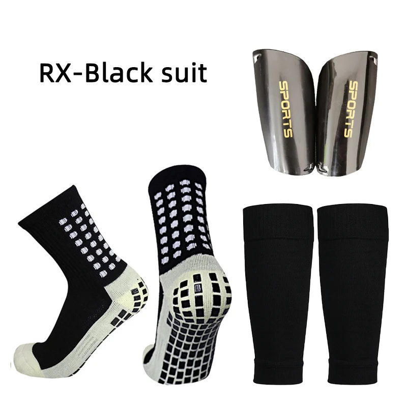 Elasticity Shin Guard Sleeves For Soccer Compression Adults Kids Anti Slip Sport Socks With Leg Shinguards Football Equipment