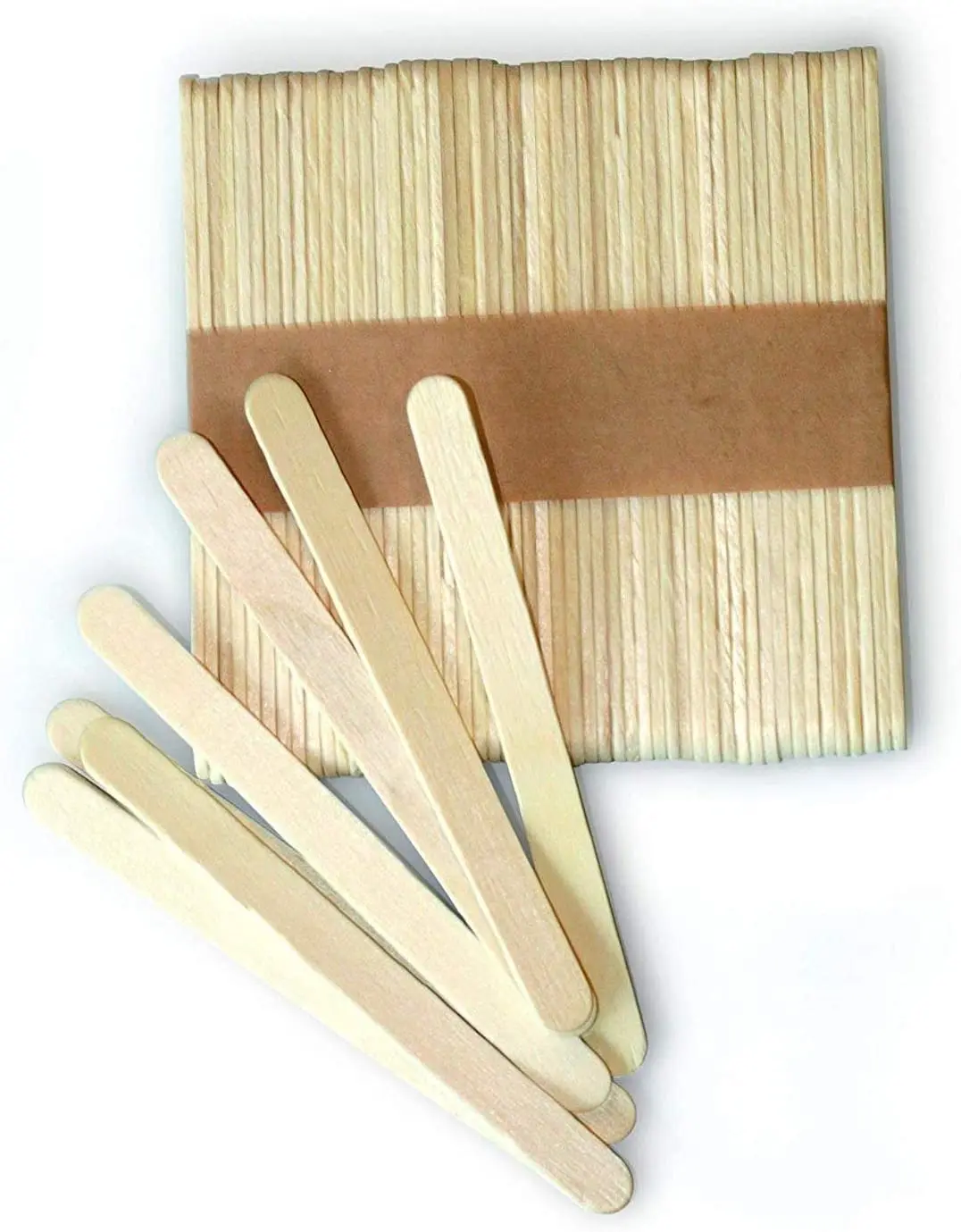 Ice Cream Sticks Silicone Easy Cream Wooden Set of 100