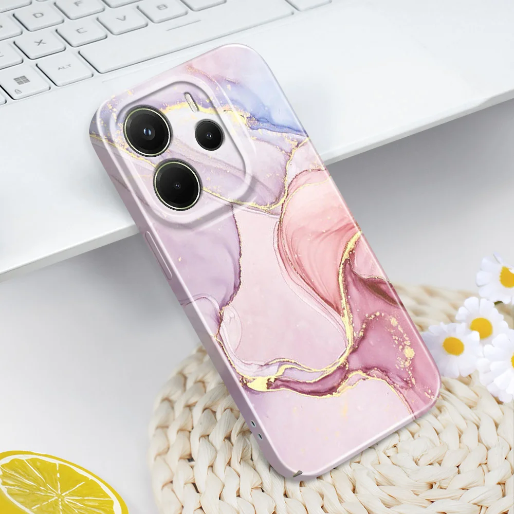 Gold Marble Design Phone Case - Premium Hard Cover
