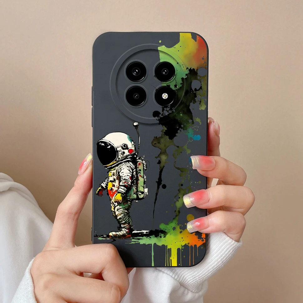 Fashion Aesthetic Style Soft Silicone Shockproof Protective Phone Case - Anti Slip Back Cover