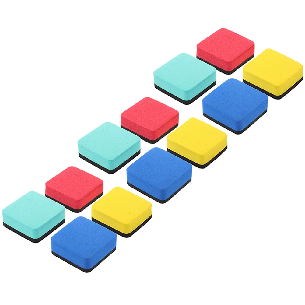 

12 pcs White Board Eraser Classroom Whiteboard Eraser Dry Eraser for Teacher