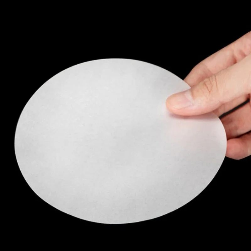 Disposable Leak Proof Paper Coffee Cup Cover Lid Films 100pcs Anti Overflow Milk Tea Takeaway Beverage Cup Anti Leakage Paper disposable food cover
