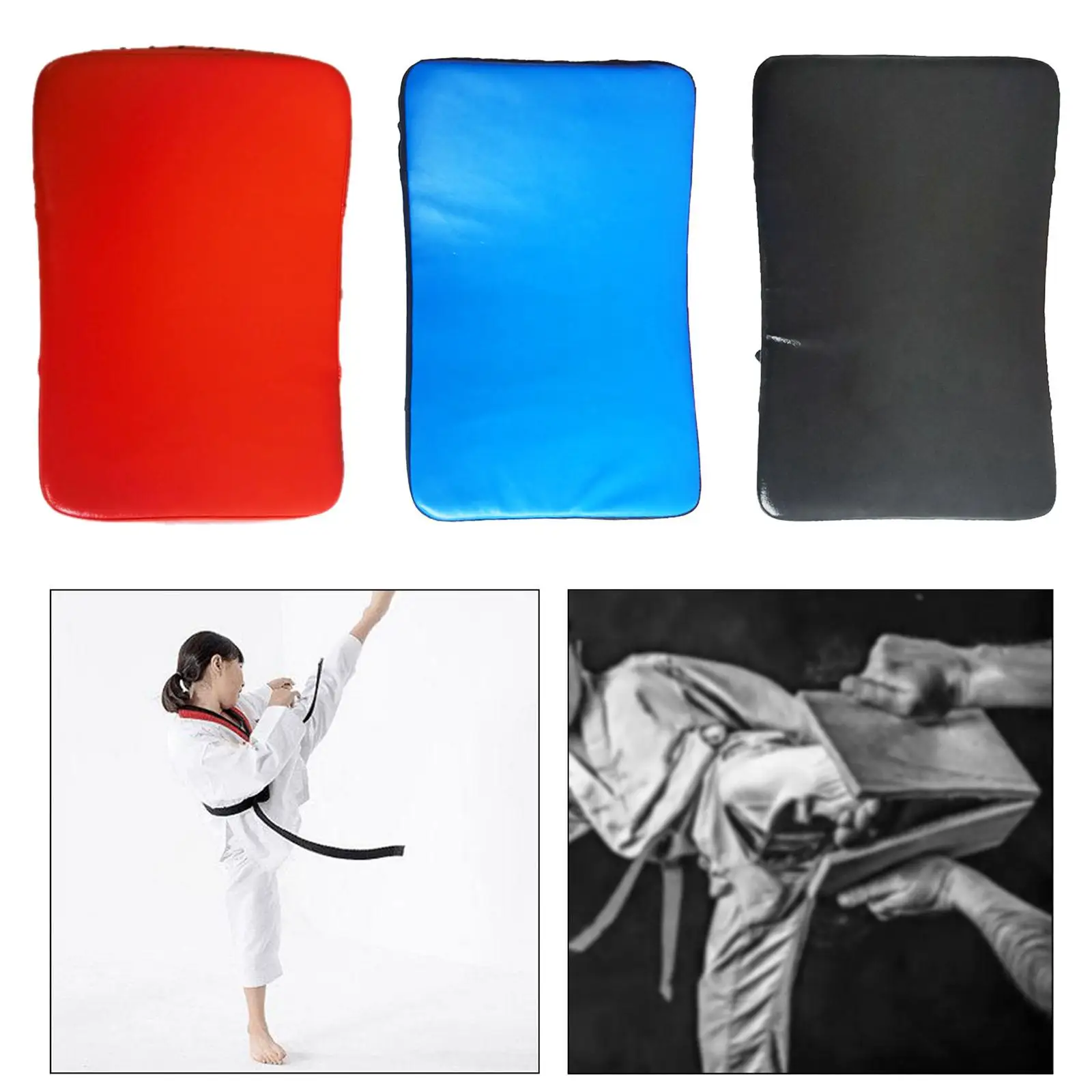 Muay Thai Kick Shield Boxing Kicking Strike Pad Men Women Kickboxing Punching Pad for Muay Thai Exercise Competition Mma Karate