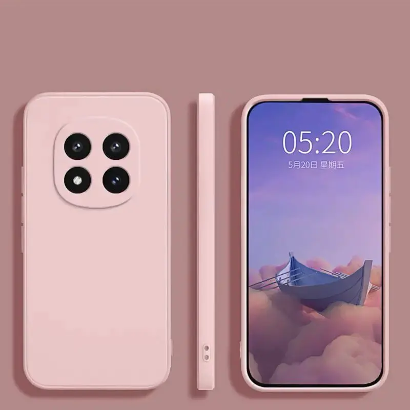 Original Liquid Silicone Soft Back Case with Camera Protector - Premium Phone Cover