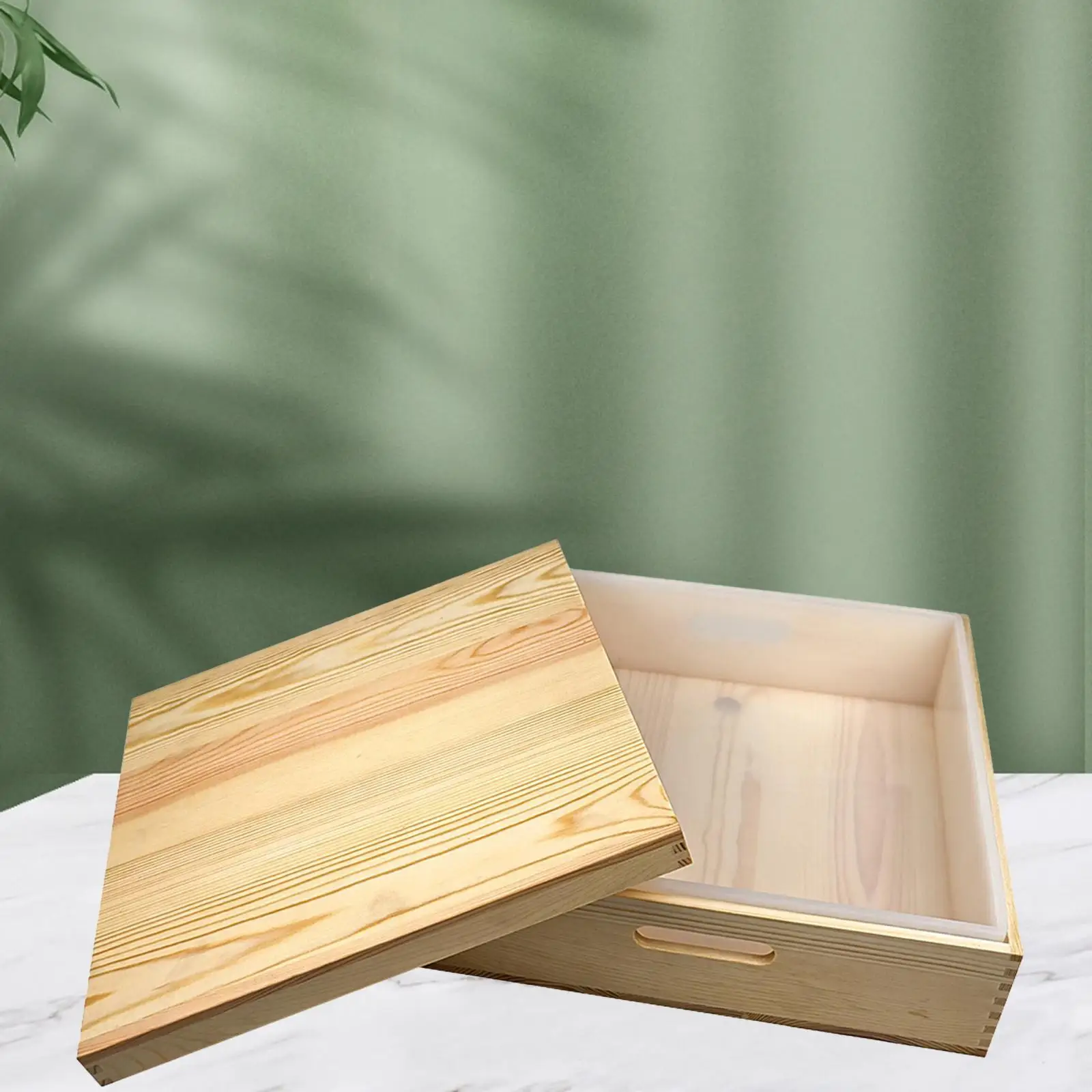 Wood Soap Mould 8L 280oz 8kg Soap Making Epoxy Mold with Lid Square DIY Loaf Mold Silicone