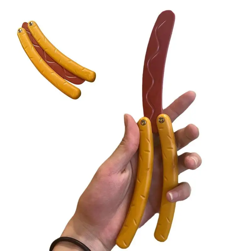 

Fidget Hot Dog Toy Stress Ease Hot Dog Toy Relax Mind Pretend Toys Gags Joke Toys For Masquerade Halloween Role-Playing School