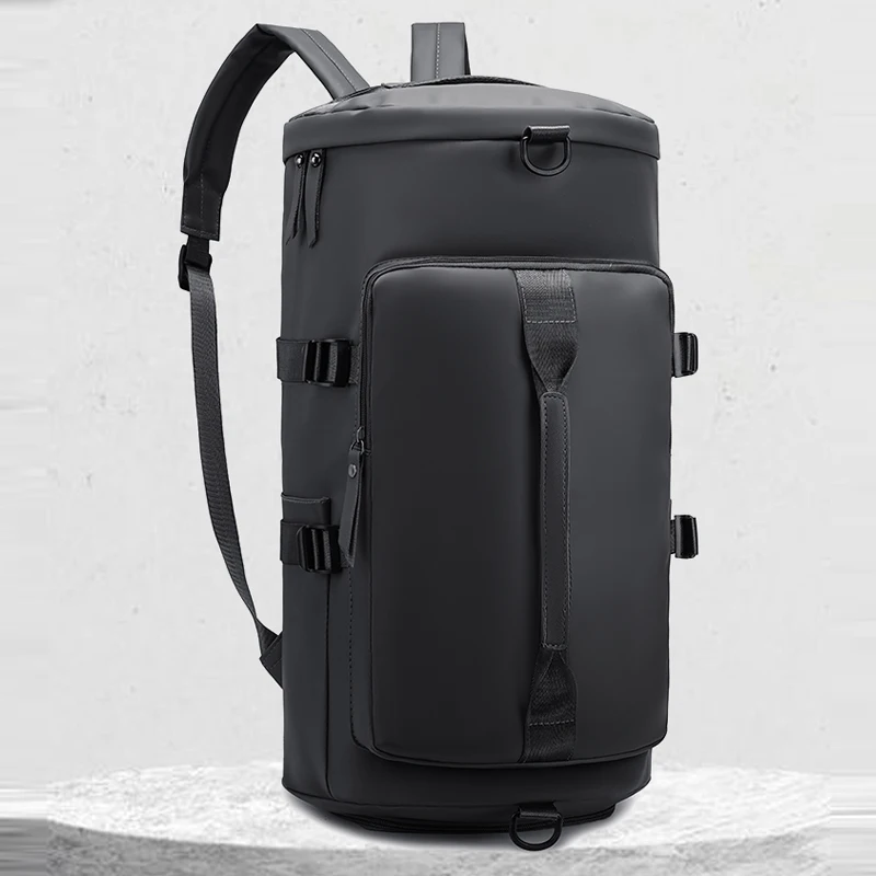 Large capacity travel bag, dry and wet separation, convertible shoulder or hand-held, suitable for daily travel