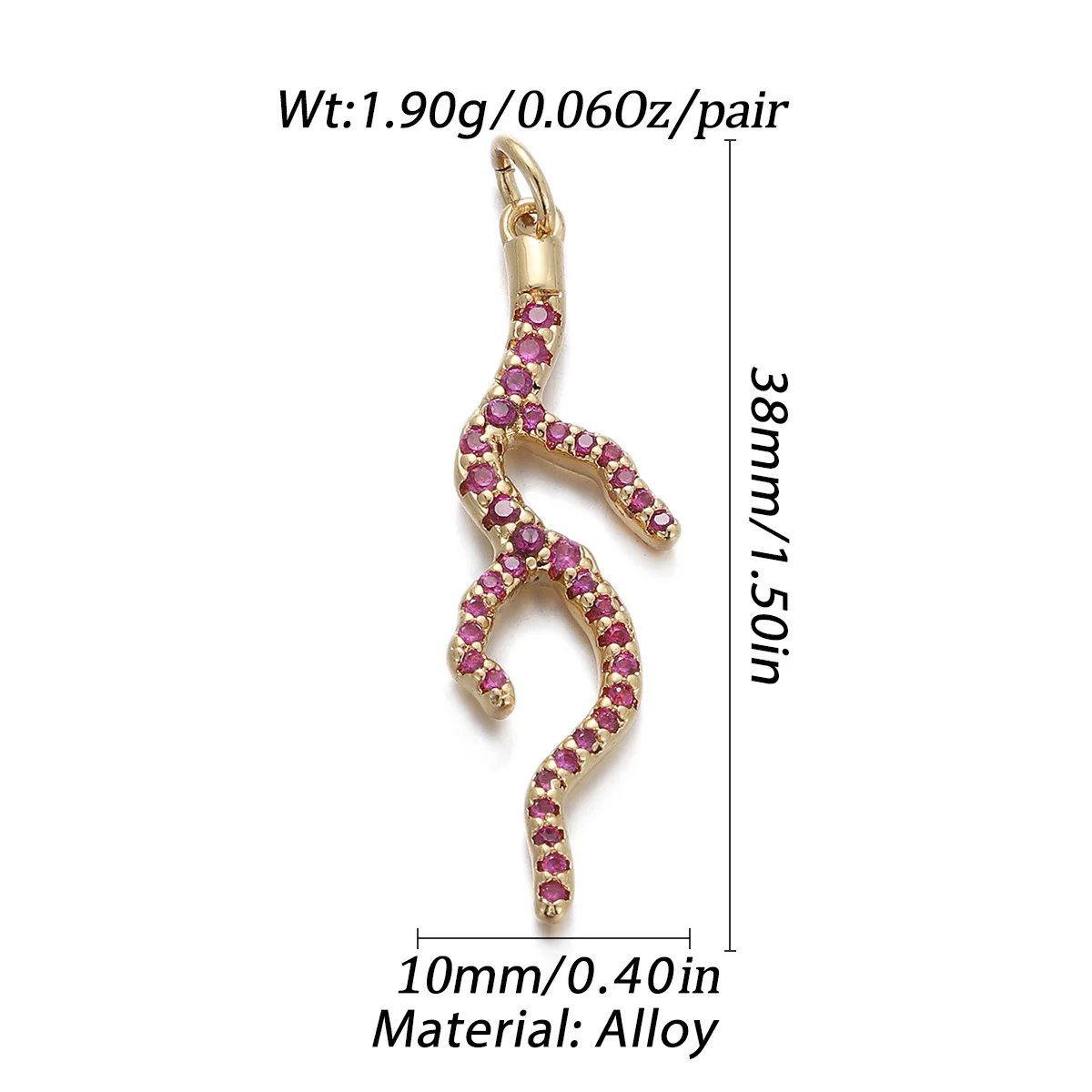 Stylish Chic Customizable Hypoallergenic Rose Planet Key Guitar Zircon Pendant Not Fade Pendant Handmade DIY Jewelry Accessories 15
