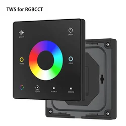 Smart WiFi LED Controller with Touch Remote & Dimmer for Multicolor LED Strips (TW5B Touch Panel)