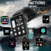 LIGE 2024 Bluetooth Call Smart Watch Men Women Full Touch Screen Sports Fitness Watch Three Lights Flashlight Ladies Smartwatch 3
