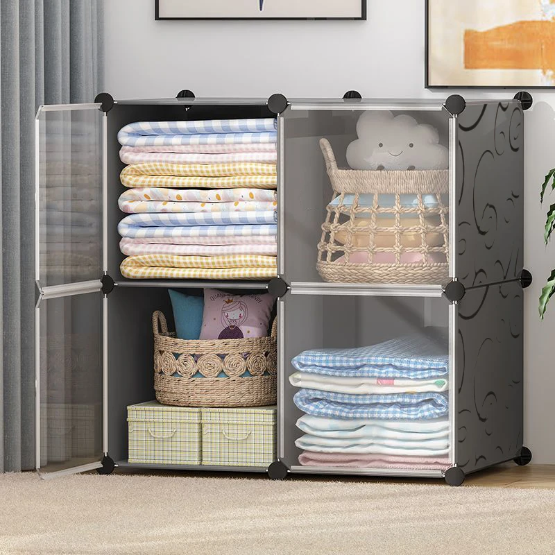Kids Storaget Dress Up Storage Baby Wardrobe Dresses Cabinet Portable Wardrobe Wheel Clothe Guarda Roupa Infantil Kids Furniture