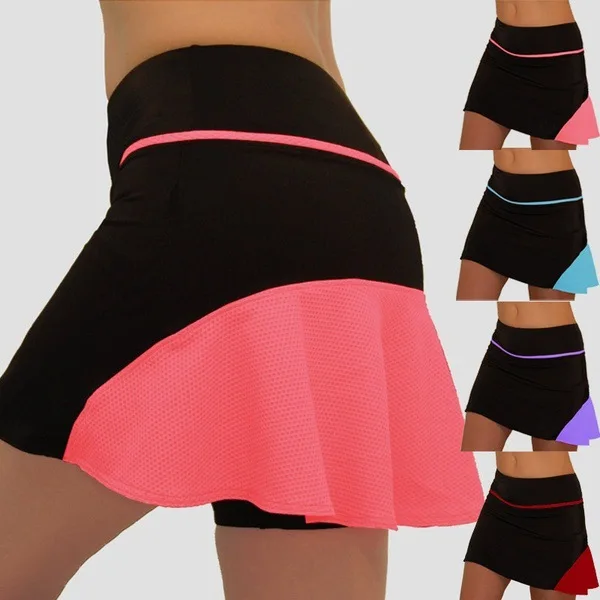 

Tennis Skort Women Golf Wear 2024 Sporty Skirt with Pocket Badminton Clothing Riding Outfit Sportswear Gym Running Yoga Shorts