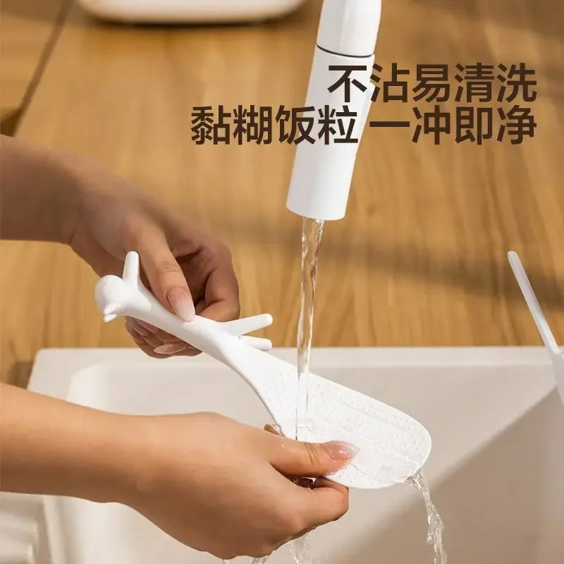 Food-grade Rice Spoon That Is Not Easy To Stick To Rice and Can Stand for Squirrels Serve