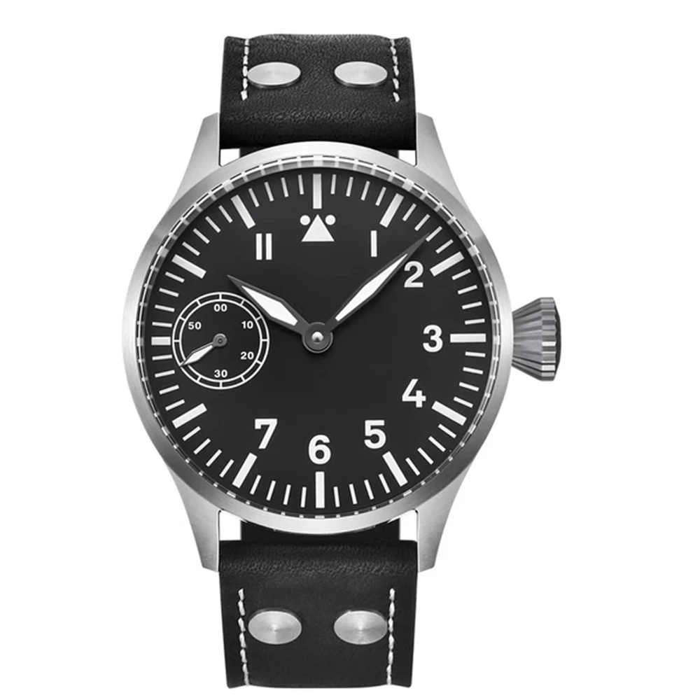 

43mm Man's Watch ST36 Manual Winding Mechanical Movement Sapphire Glass 316L Stainless Steel Case Fashion Luminous