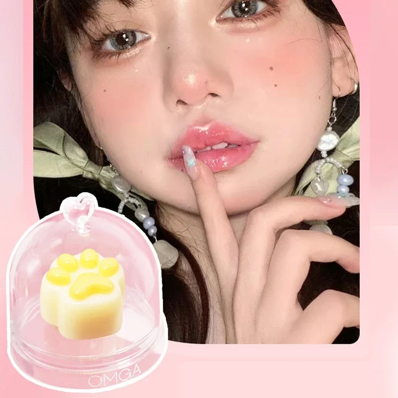 Lip tint Cute Cat Paw Temperature Changing Lip Tint Lip Makeup