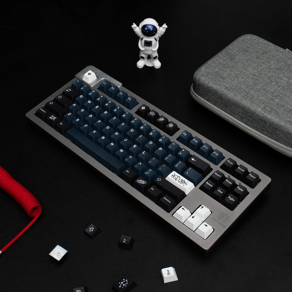 PBT Keycap, Teclado Mecânico, Inglês, Custom Personality Keycaps, 61, 64, 68, 75